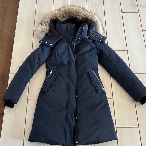 Mackage Kerry Down Parka in Navy - Picture 12 of 16